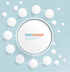 abstract web design bubble vector image
