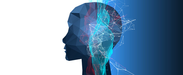 Artificial Intelligence Neural Network vector image