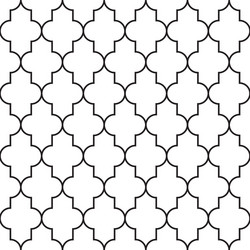 Intricate Arabic Motif Pattern vector image