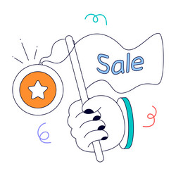 ready to use animated design of media content vector image