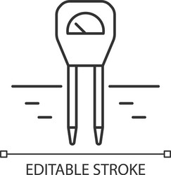 Soil Moisture Sensor Icon vector image