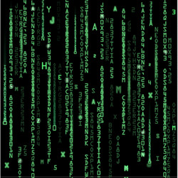 technology binary background vector image