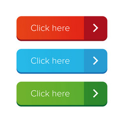 click here web button set vector image