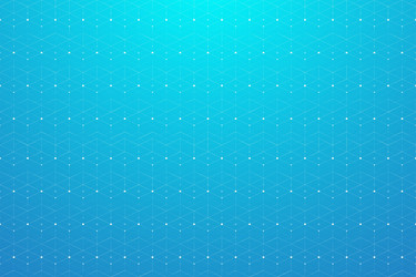 geometric pattern with connected line and dots vector image