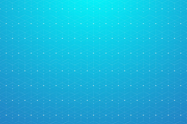 Geometric pattern with connected line and dots vector