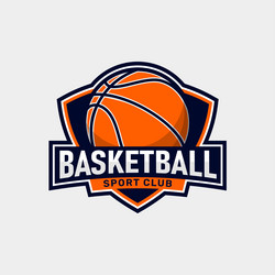 Basketball Badge Emblem Vector Image