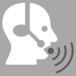operator signal icon vector image