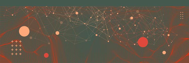 template for science and technology presentation vector image