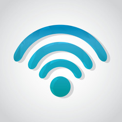 wifi connection vector image