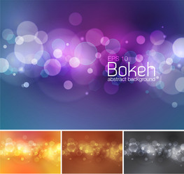 Abstract Bokeh Sparkle Background vector image