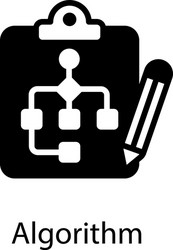 algorithm vector image