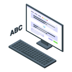 an isometric computer vector image