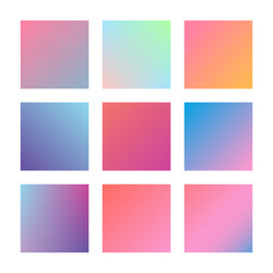 modern gradient set abstract background vector image