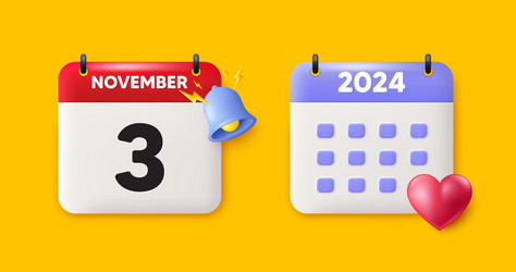 3rd day of the month icon event schedule date vector image