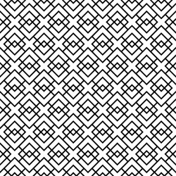 a seamless pattern of outlined stacked squares vector image