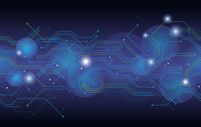 Abstract Technology Circuit Background vector image