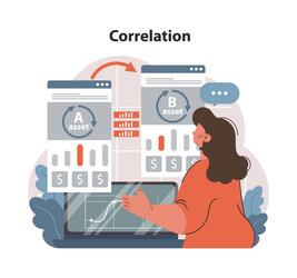 analyzing asset correlation for informed vector image
