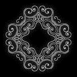retro shiny frame or border vector image