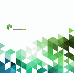 abstract technology background with color triangle vector image