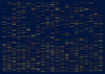 Big genomic data visualization vector