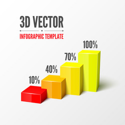 infographic or web design template vector image