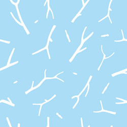 christmas rustic seamless pattern with branch vector image