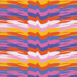 decorative retro vibrant curve background pattern vector image