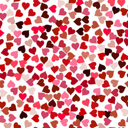 hearts seamless pattern multicolored from vector image