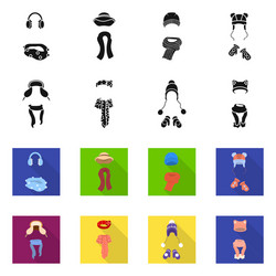 isolated object clothes and texture icon vector image