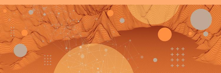 template for science and technology presentation vector image