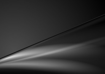 Smooth Black Gradient Background vector image
