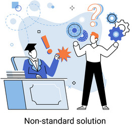 solution solving problem answer to question vector image