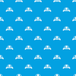 Tailor service pattern seamless blue vector