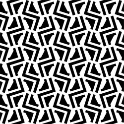 a seamless pattern of triangles and lines in zig vector image