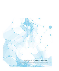 Abstract Molecular Network Background vector image