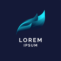 Fluid Waves on Dark Background vector image