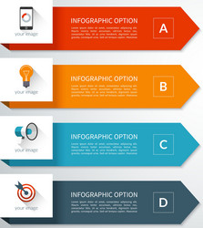 Minimal Arrow Elements - Infographic Toolkit vector image