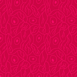 seamless pattern with neurons vector image