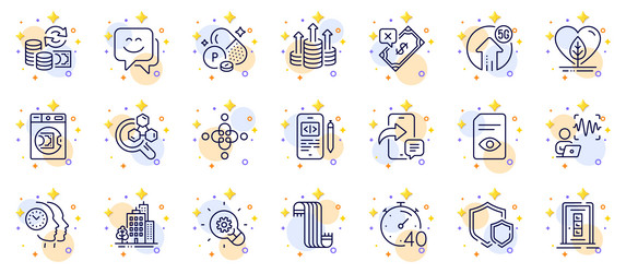 outline set of scarf phone message and rejected vector image