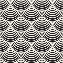 Rounded Line Pattern - Abstract vector image