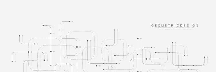 technology abstract background with circuit board vector image