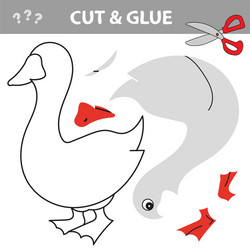 use scissors and glue restore picture vector image