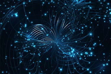 futuristic particles and lines pattern vector image