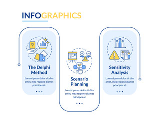 workforce forecasting methods rectangle vector image