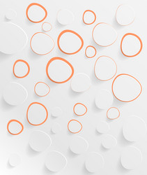 Abstract web design bubble vector