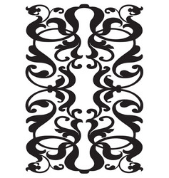 damask block pattern vector image