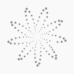 abstract dotted shape design element vector image