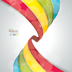 eps10 abstract colorful wave background vector image
