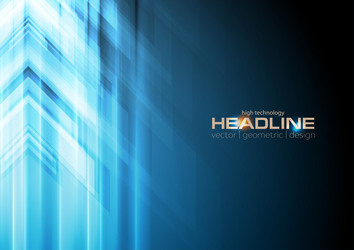 Abstract blue light speed arrow forward Royalty Free Vector
