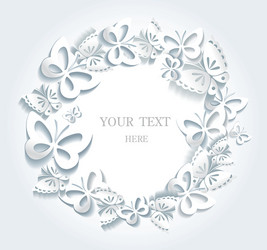 Abstract background with butterflies Royalty Free Vector